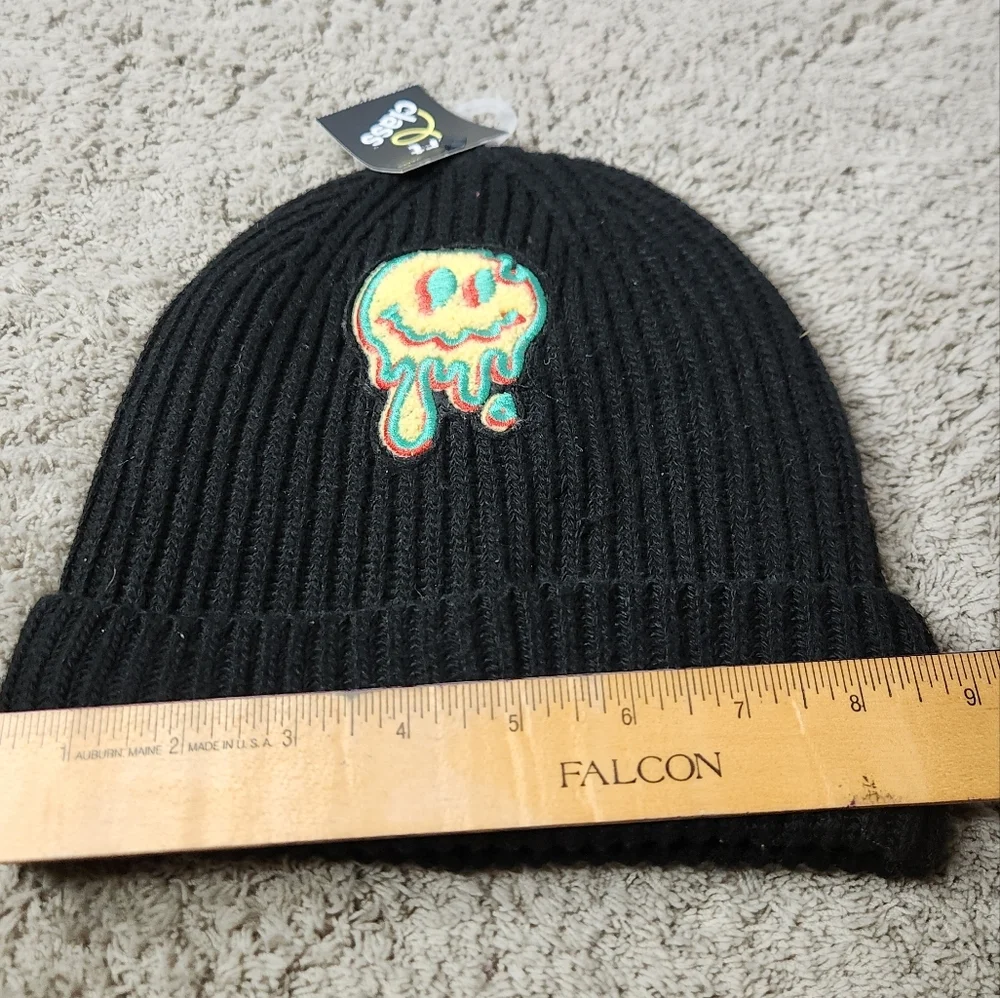 Kids' Skull Patch Beanie Hat - art class Black OSFM
